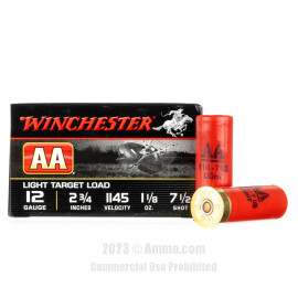 Image of Winchester 12 Gauge Ammo - 25 Rounds of #7-1/2 Shot (Lead) Ammunition