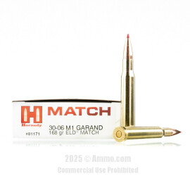 Image of Hornady Vintage Match 30-06 Ammo - 20 Rounds of 168 Grain ELD Match Ammunition