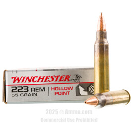 Image of Winchester Super-X 223 Rem Ammo - 20 Rounds of 55 Grain HPBT Ammunition