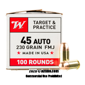 45 ACP Handgun Ammo From Winchester For Sale