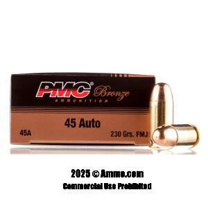 45 ACP PMC 230 Grain Discount Handgun Ammo
