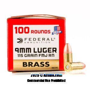 500 Rounds Of 9mm Ammo From Federal