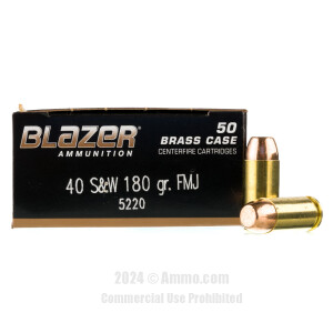 1000 Rounds Of 40 Cal Ammo From Blazer Brass