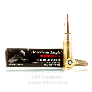 Discount Federal 300 Blackout  220 Grain Rifle Ammunition