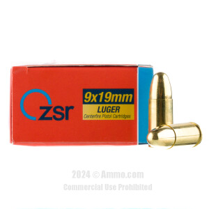 9mm Handgun Ammo From ZSR Ammunition For Sale