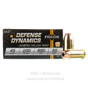 45 ACP Ammo From Fiocchi For Sale