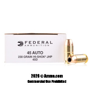 Discount Federal 45 ACP  230 Grain Handgun Ammunition