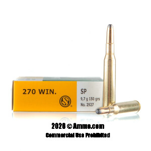 270 Win Rifle Ammo From Sellier and Bellot For Sale