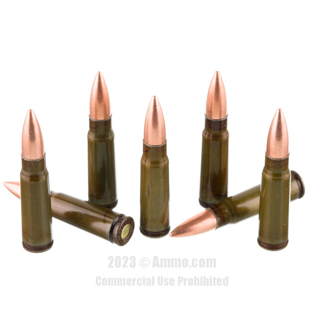 Sterling 7.62x39 Ammo - 1000 Rounds of 123 Grain FMJ Ammunition