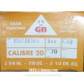 Click To Purchase This 20 Gauge GB (Maxam) Ammunition