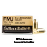 Click To Purchase This 380 ACP Sellier and Bellot Ammunition