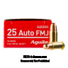 Click To Purchase This 25 ACP Aguila Ammunition