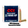 Click To Purchase This 22 WMR CCI Ammunition