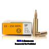 Click To Purchase This 22-250 Rem Sellier and Bellot Ammunition
