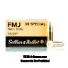 Click To Purchase This 38 Special Sellier and Bellot Ammunition