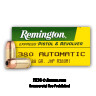 Click To Purchase This 380 ACP Remington Ammunition