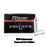 Click To Purchase This 38 Special Blazer Ammunition