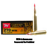 Click To Purchase This 270 Win Winchester Ammunition