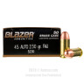 Click To Purchase This 45 ACP Blazer Brass Ammunition