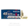 Click To Purchase This 45 ACP Fiocchi Ammunition