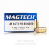 Click To Purchase This 45 ACP Magtech Ammunition