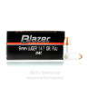 Click To Purchase This 9mm Blazer Ammunition