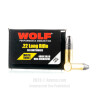 Click To Purchase This 22 LR Wolf Ammunition