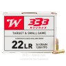 Click To Purchase This 22 LR Winchester Ammunition