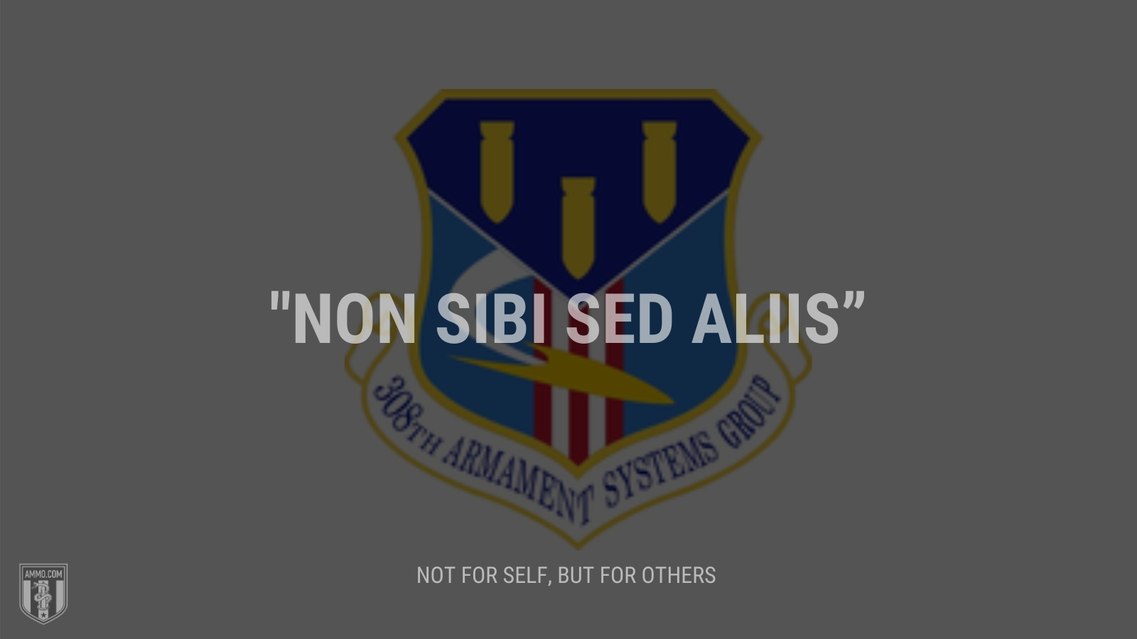 “Non sibi sed aliis” - Not for self, but for others