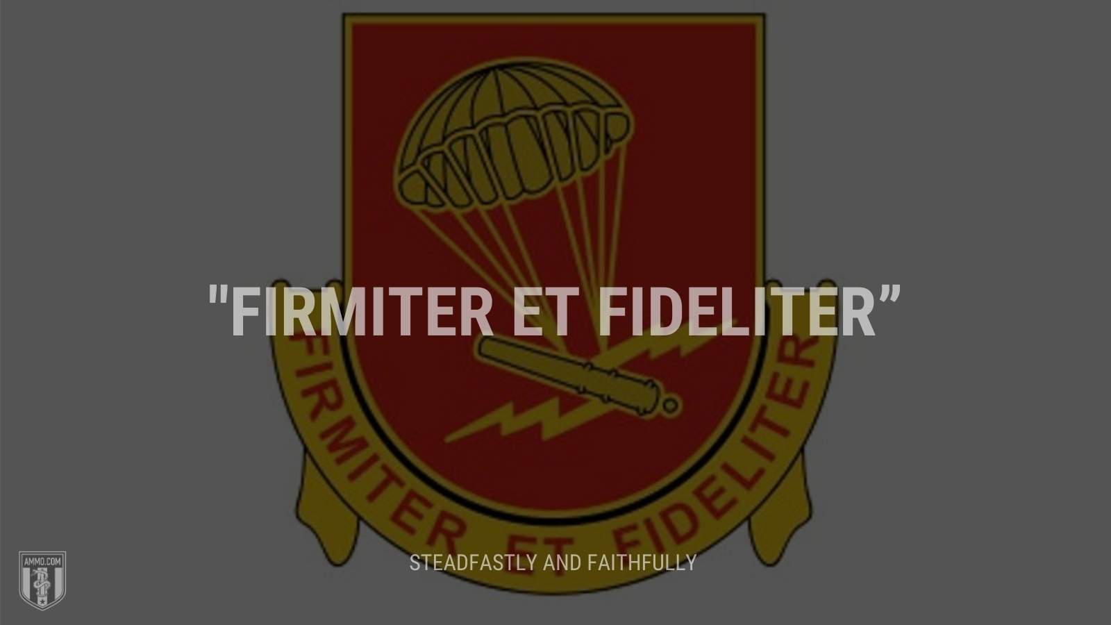 “Firmiter et fideliter” - Steadfastly and faithfully