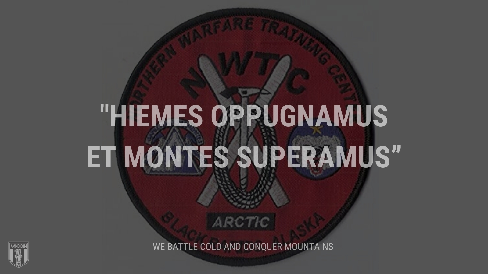 “Hiemes oppugnamus et montes superamus” - We battle cold and conquer mountains